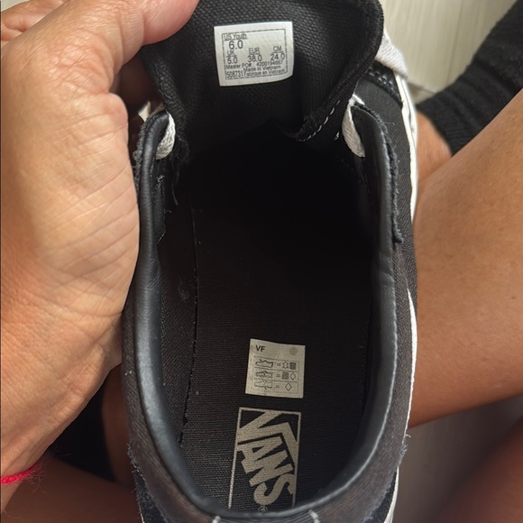 Vans Classic Black and White Sneakers - Picture 4 of 4